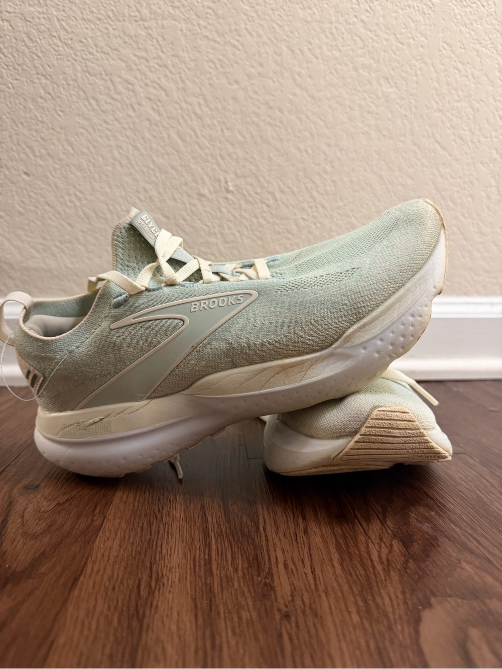 Brooks Women's Athletic Shoes in Sage and Cream
